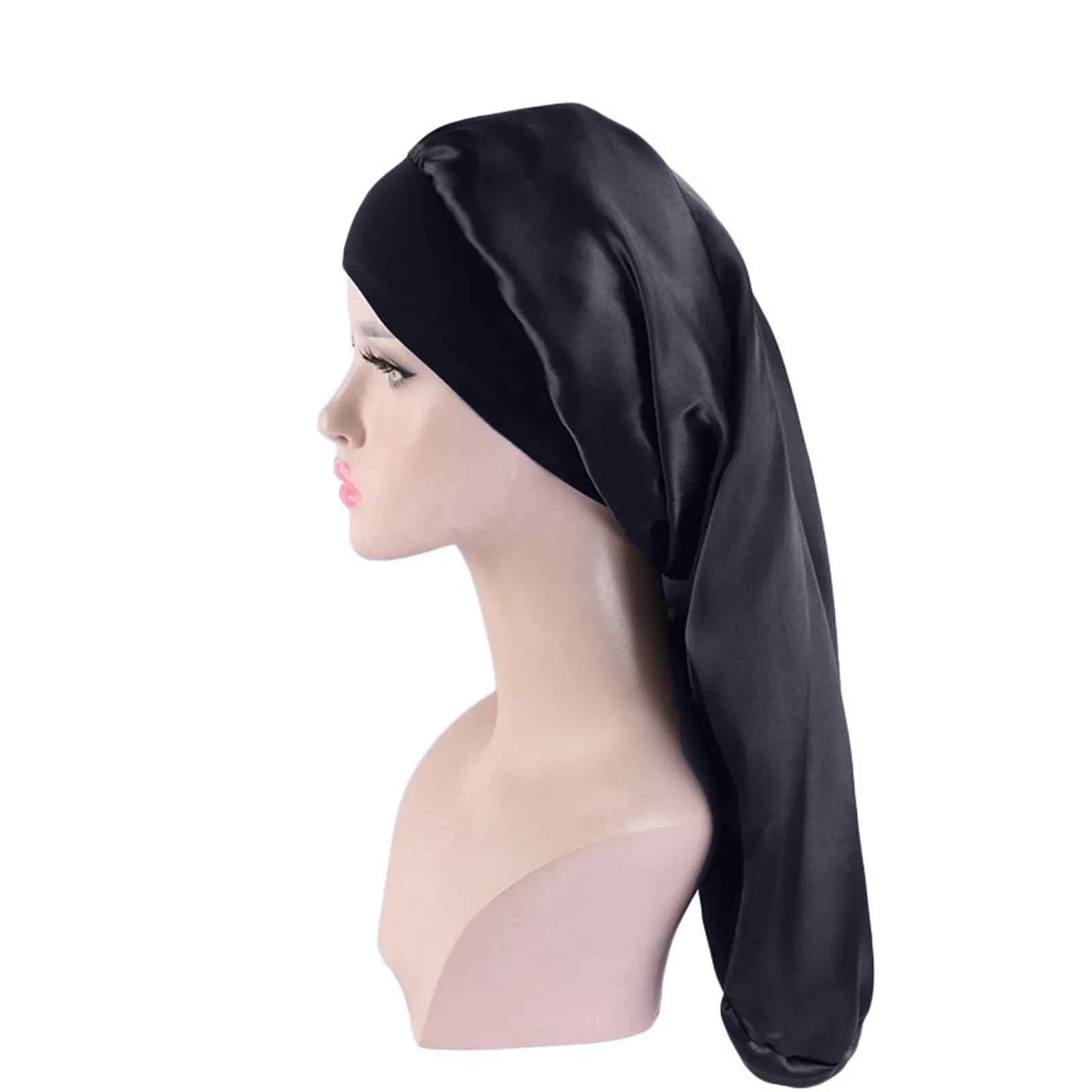 BONNET EN SATIN | LARGE BANDE ELASTIQUE