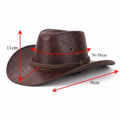 Chapeau de cowboy | Simili Cuir