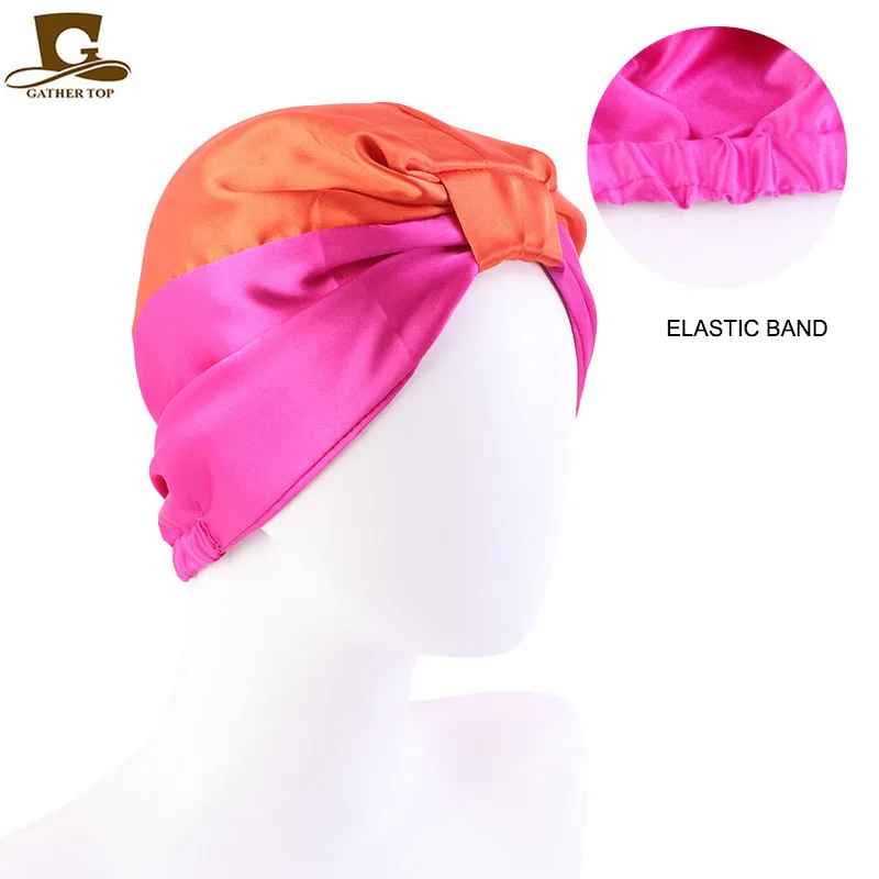 BONNET EN SATIN | BANDEAU DE NUIT
