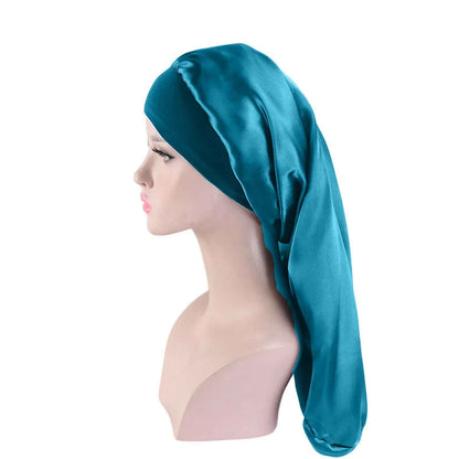 BONNET EN SATIN | LARGE BANDE ELASTIQUE