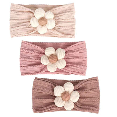 Bandeau bébé fille | Douceur Florale (3pcs)
