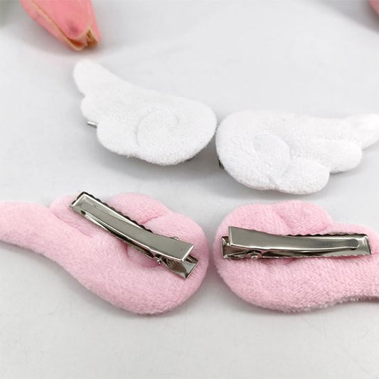 Barrette-à-cheveux-ailes-ange-douces-pastel-style-enfant-reveur-fixation-confortable-tendance