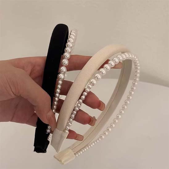 Serre-tête-mariage-perles-noir-et-blanc-accessoire-cheveux-femme-style-chic-elegant
