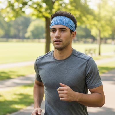 bandeau-cheveux-homme-bleu-motif-sport-style-masculin-confort-elastique-exterieur