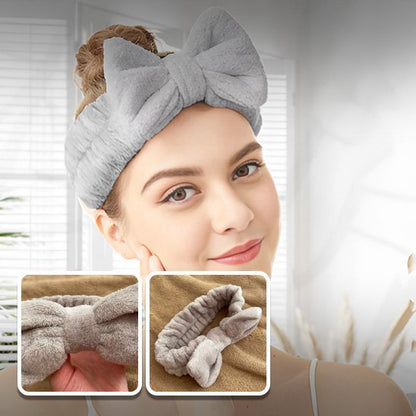bandeau-maquillage-gris-nœud-femme-beaute