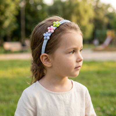 bandeau-serre-tête-bleu-fleurs-enfant-style-doux-printanier-accessoire-cheveux-fille
