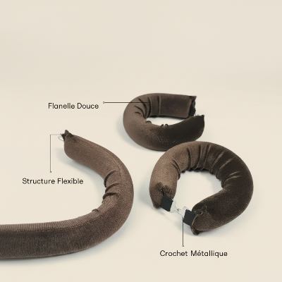bigoudis bandeau mousse marron flexible coiffure boucles femme
