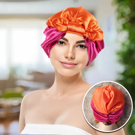 bonnet-en-satin-bicolore-lumineux-confort-nuit-protection-cheveux-style-elegant