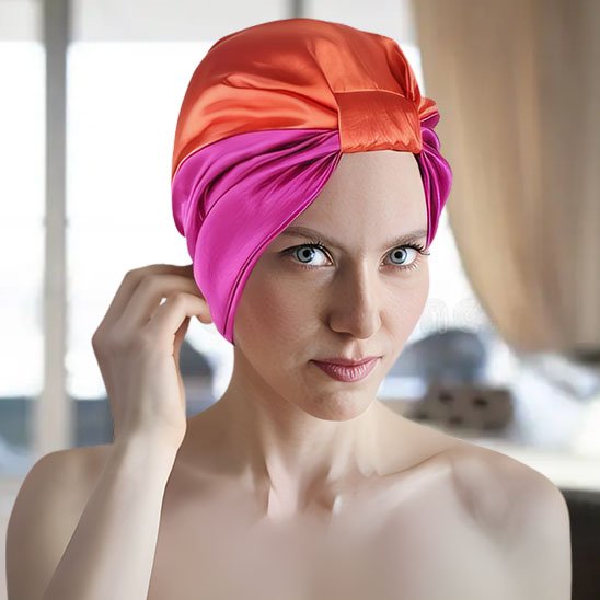 bonnet-en-satin-orange-rose-turban-soyeux-style-chic-protection-cheveux-nuit