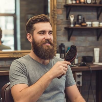 brosse-à-barbe-homme-style-masculin-entretien-pro-barbershop-sourire-confiance-soin