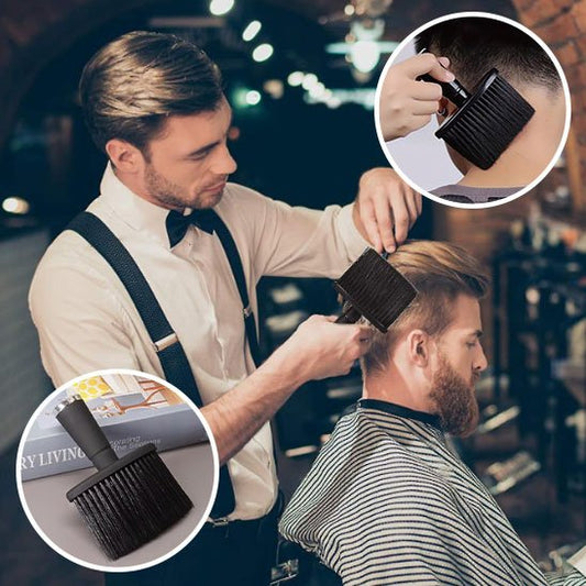 brosse-à-barbe-professionnelle-nettoyant-cou-homme-barbier-soin-precision-poils-doux-salon