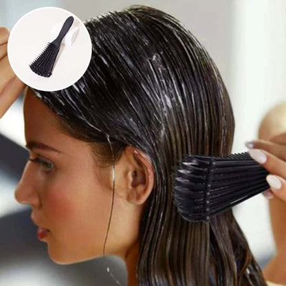 Brosse à cheveux couleur noire cheveux longs noir mouilles
