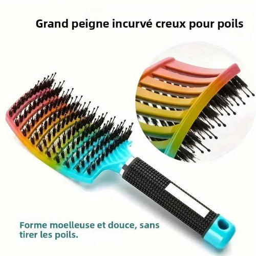 brosse à cheveux forme moelleuse