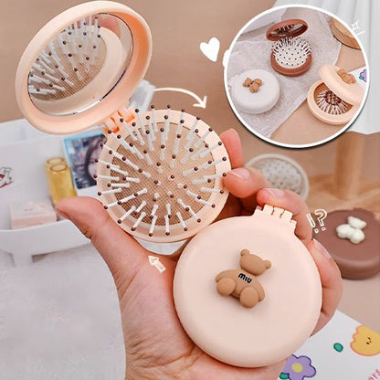 brosse-cheveux-compact-miroir-pliant-portable-voyage-accessoire-coiffure-pratique-mignon