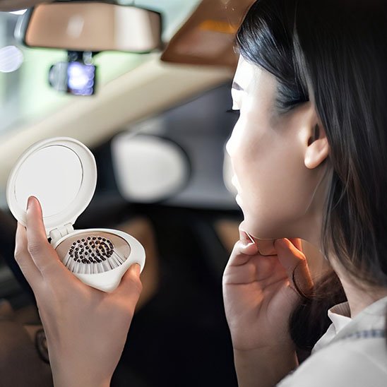 brosse-cheveux-compact-miroir-pliant-voyage-coiffure-pratique-portable-voiture-design-mignon