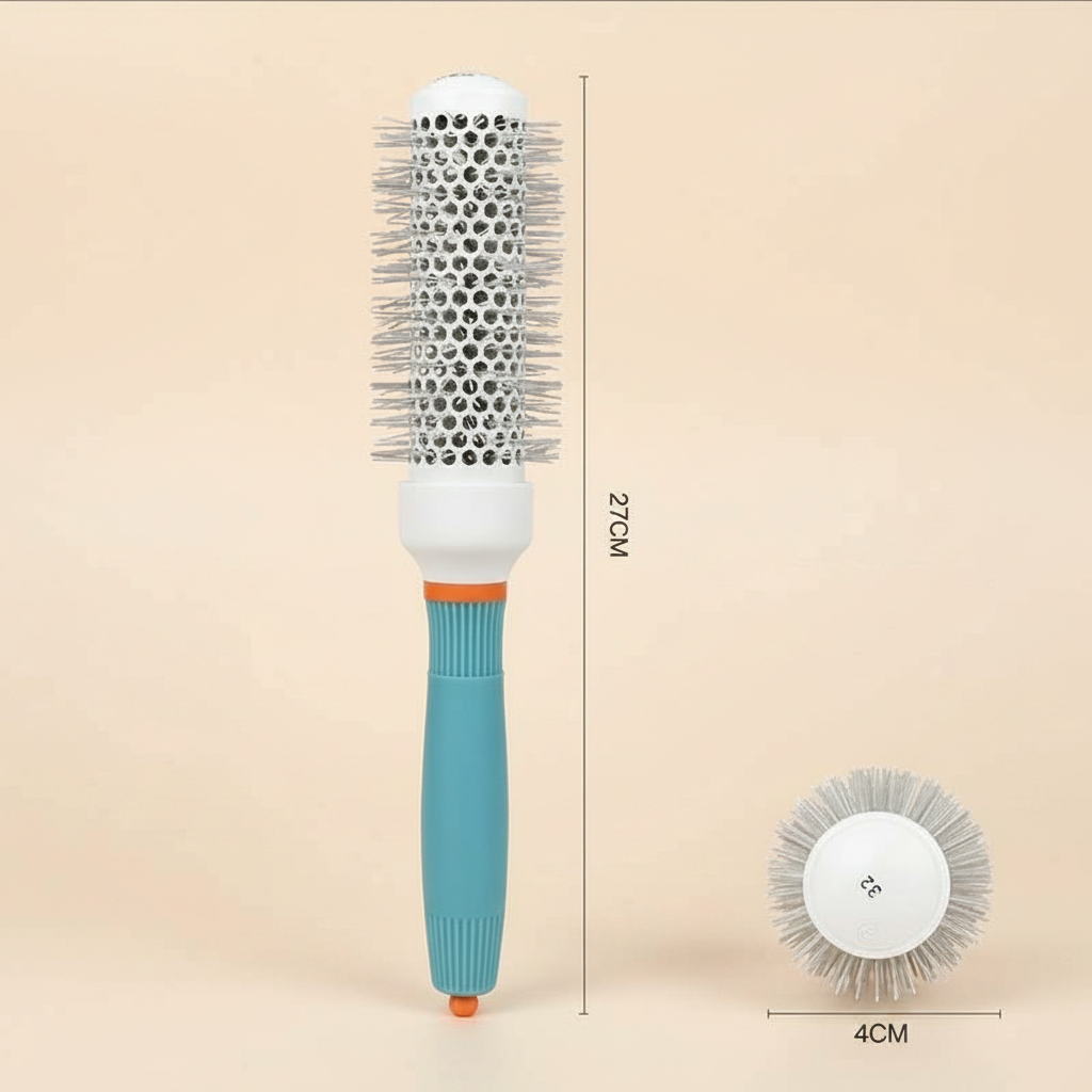 Brosse ronde 4CM fond uni