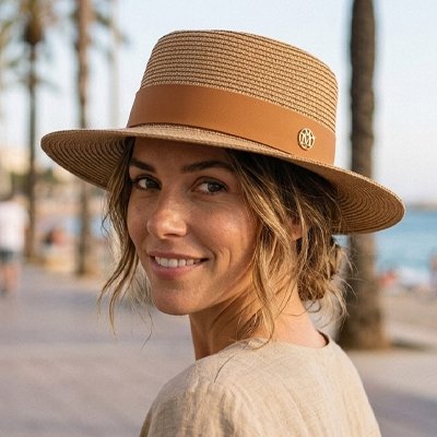 chapeau-de-paille-femme-bande-cuir-style-plage-lumiere-naturelle-elegance-detente