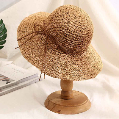 chapeau-de-paille-large-marron-bord-corde-brun-style-naturel-classique-elegant