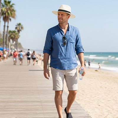 chapeau-homme-été-panama-blanc-ruban-noir-elegant-plage-soleil-respirant
