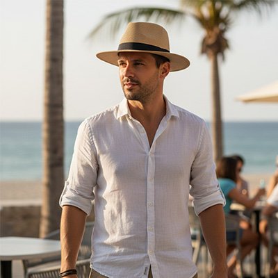 chapeau-homme-été-panama-kaki-style-decontracte-protection-uv-ete-soleil