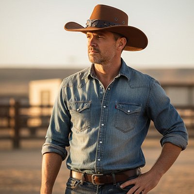 chapeau-homme-western-port-confortable-œillets-ventilation-cordon-mentonniere-reglable