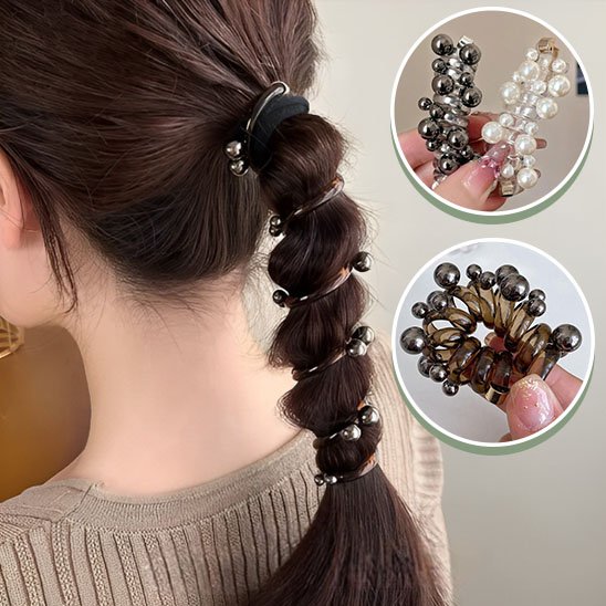 Elastique-cheveux-perles-multicolores-coiffure-tendance-femme-look-elegant-raffine-stylise