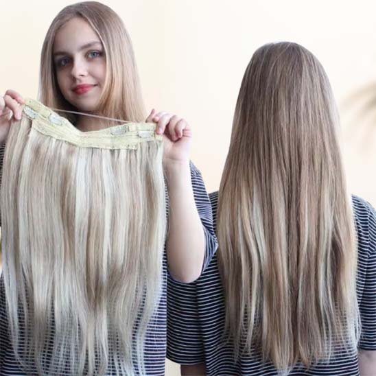 extension-cheveux-blond-long-lisse-volume-femme-demo-clip-in-resultat-capillaire