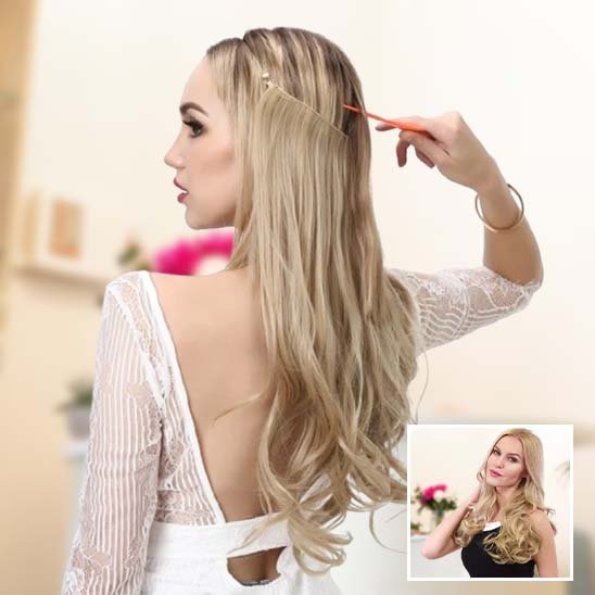 extension-cheveux-blond-long-ondule-volume-femme-demo-coiffage-resultat-naturel-capillaire