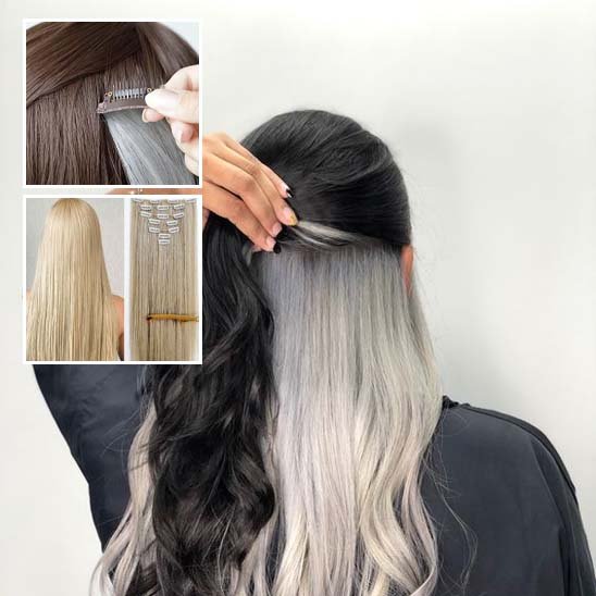 extension-clip-cheveux-noir-gris-volume-coiffure-femme-style-longueur-mode-doux
