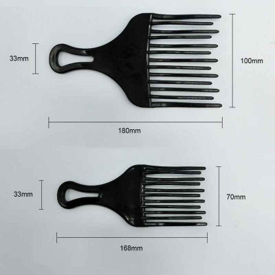 peigne afro dents larges grand format 180mm coiffage volume cheveux naturels
