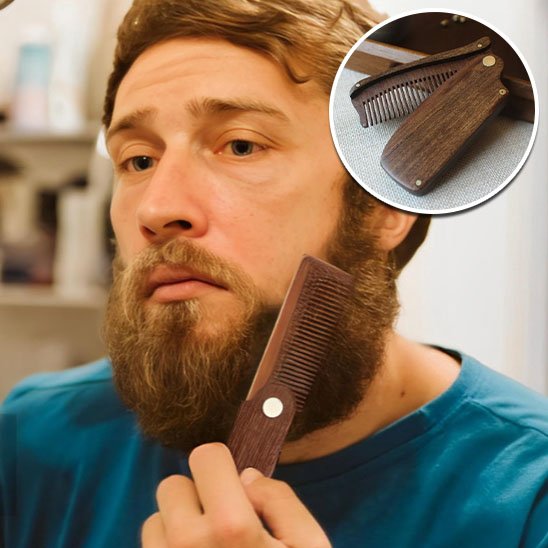 peigne‑bois‑pliant‑barbe‑homme‑soin‑portable‑grooming‑naturel‑elegant