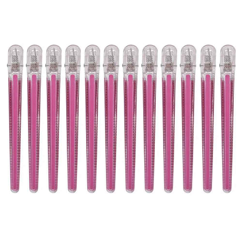 Pinces a cheveux crocodile pince rose
