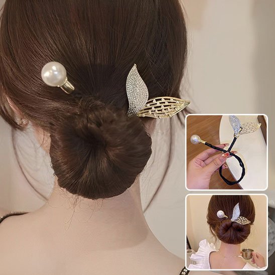 épingle-à-cheveux-feuille-or-argent-chignon-femme-elegance-nature-style-raffine