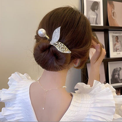 épingle-à-cheveux-perle-feuilles-or-argent-chignon-femme-elegance-style-raffine