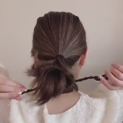 EPINGLE A CHEVEUX | ELEGANCE FLEURALE ET PERLE BLANCHE