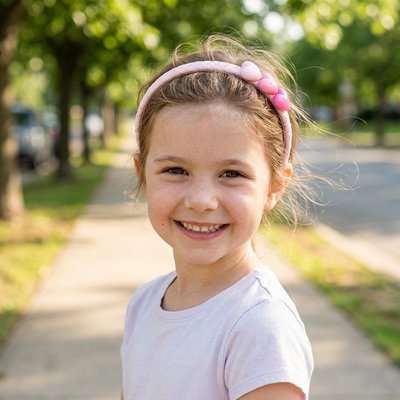 serre-tête-enfant-rose-coeurs-accessoire-cheveux-style-joyeux-couleurs-douces-exterieur