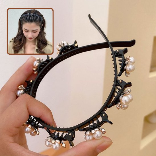serre-tête-femme-perles-clips-coiffant-elegant-accessoire-cheveux-pratique-polyvalent-confortable