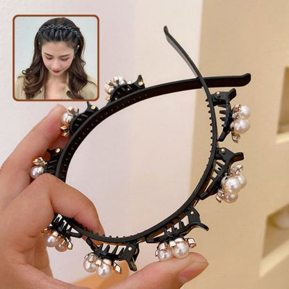 serre-tête-femme-perles-clips-coiffant-elegant-accessoire-cheveux-pratique-polyvalent-confortable