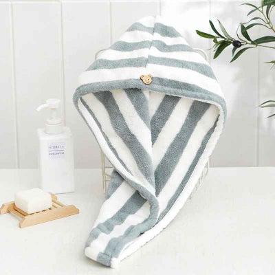 serviette-cheveux-grise-blanche