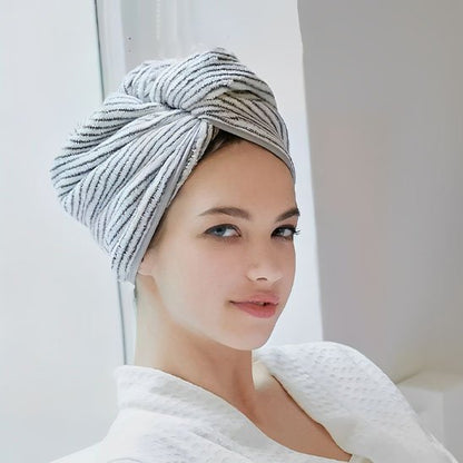 serviette-cheveux-rayee-turban-absorbant-sechage-rapide-confort-spa-soin-capillaire