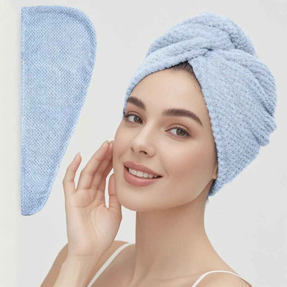 Serviette ultra absorbante cheveux accessoire capillaire pour secher les cheveux