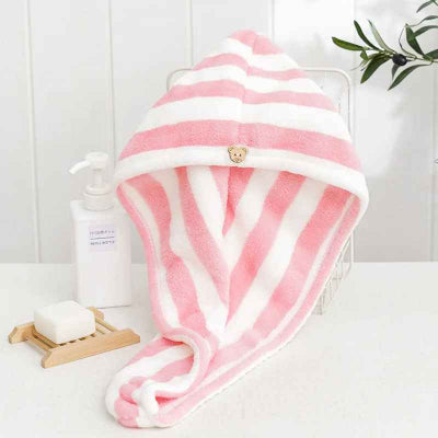 Serviette ultra absorbante couleur rose blanche